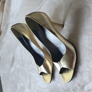 BCBGirls Gold Pumps